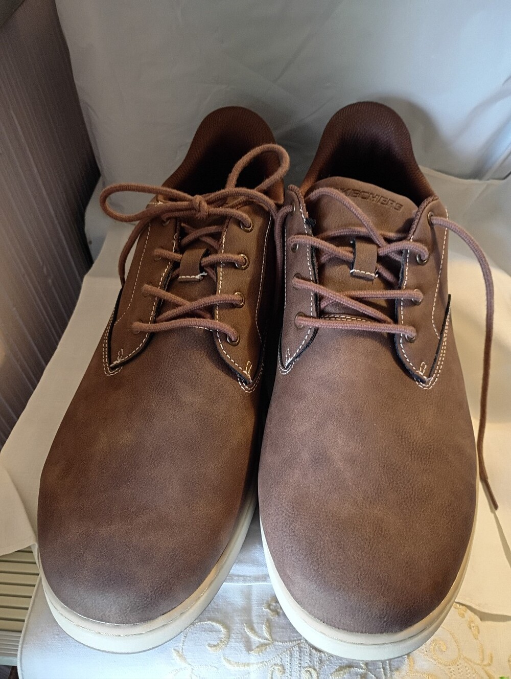 NWOT Skechers Swift Fit Shoes Hands-Free Mens Relaxed Fit Memory Foam Sz 14 - Picture 6 of 7
